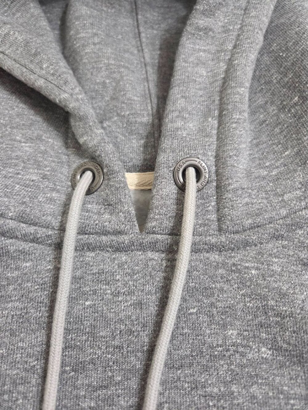 Flint and Tinder Mens 10-Year Pullover Hoodie Large Gray Pocket Drawcord USA - Picture 5 of 11